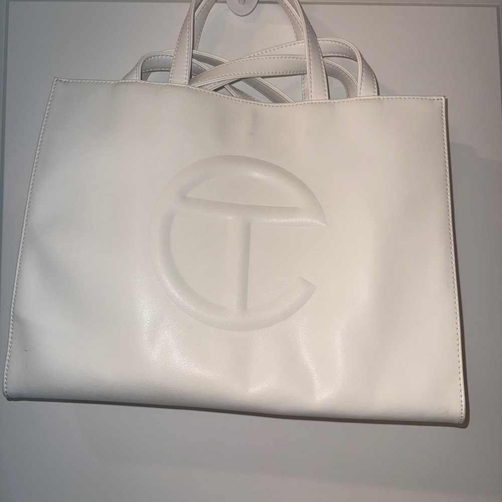 Telfar Classic White Tote Bag